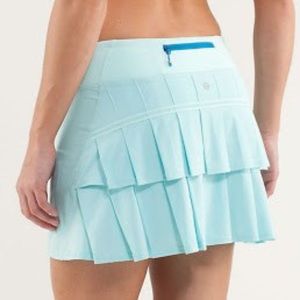 ✨✨RARE✨✨Lululemon Pace Setter Aquamarine Baby Blue Pale Aqua Active Skirt Skort